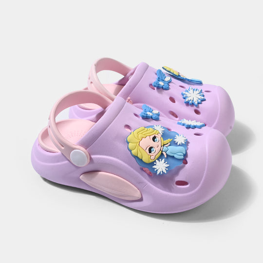 Girls Clogs 3503-2-Purple