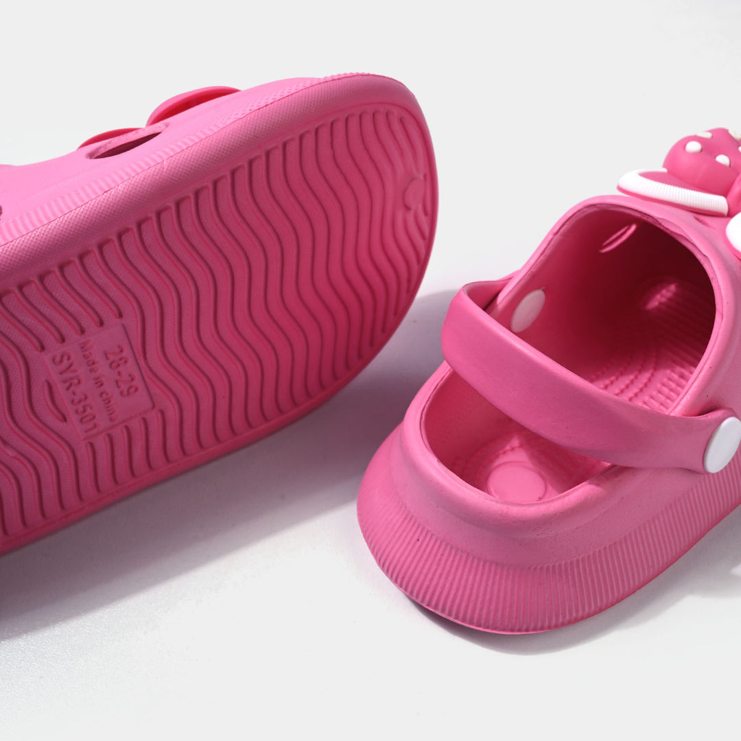 Girls Clogs 3501-Fuchsia