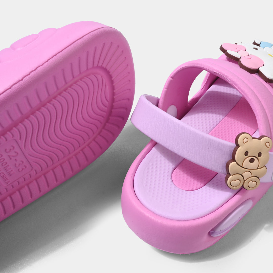 Girls Clogs 008-Y48-Fuchsia