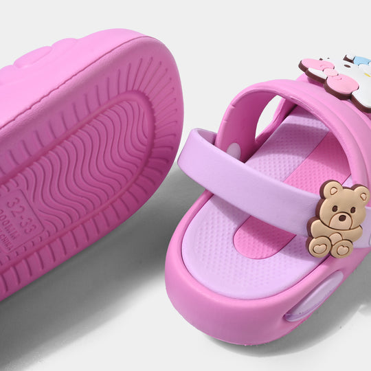 Girls Clogs 008-Y48-Fuchsia