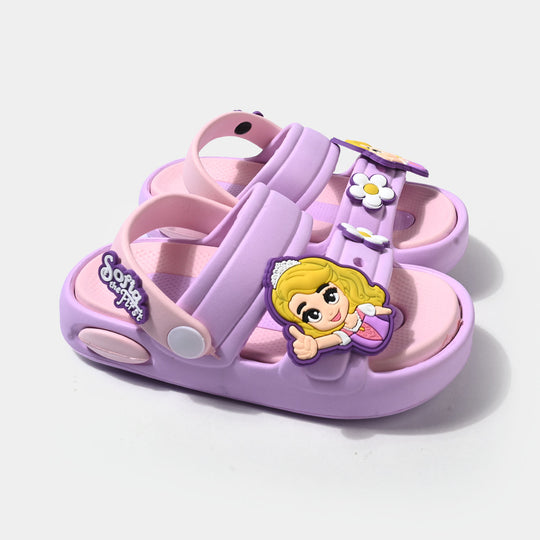 Girls Clogs 008-Y49-Purple