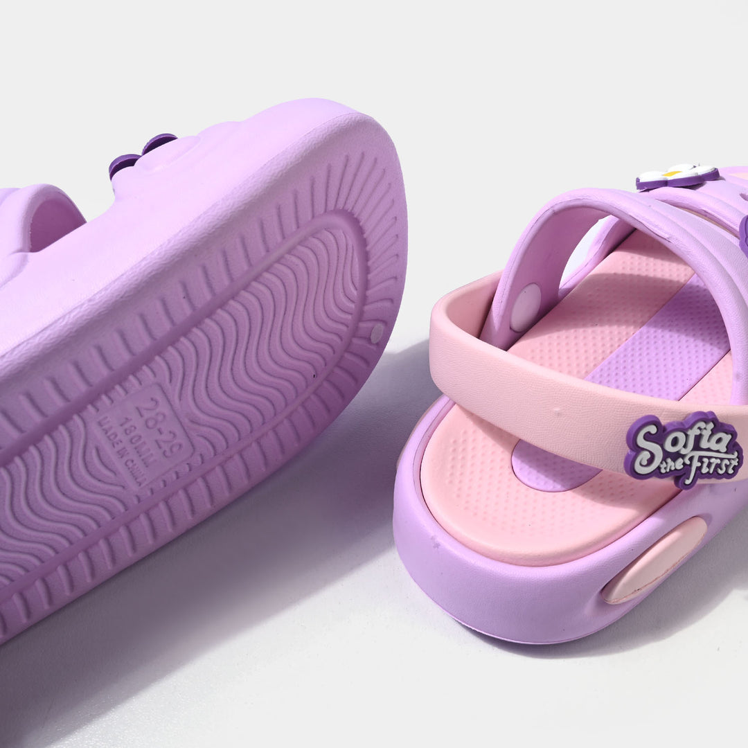 Girls Clogs 008-Y49-Purple