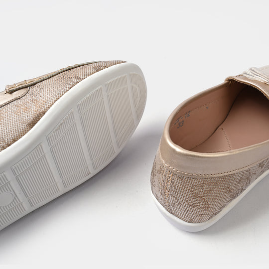 Girls Loafer JV-12-BEIGE