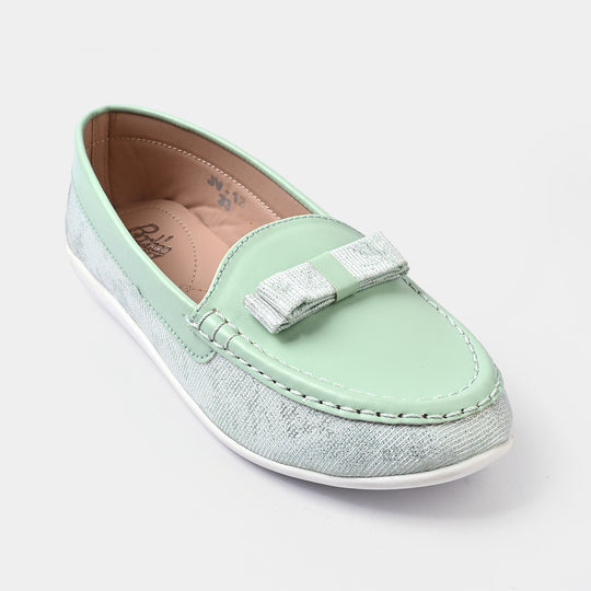 Girls Loafer JV-12-Sea.Green
