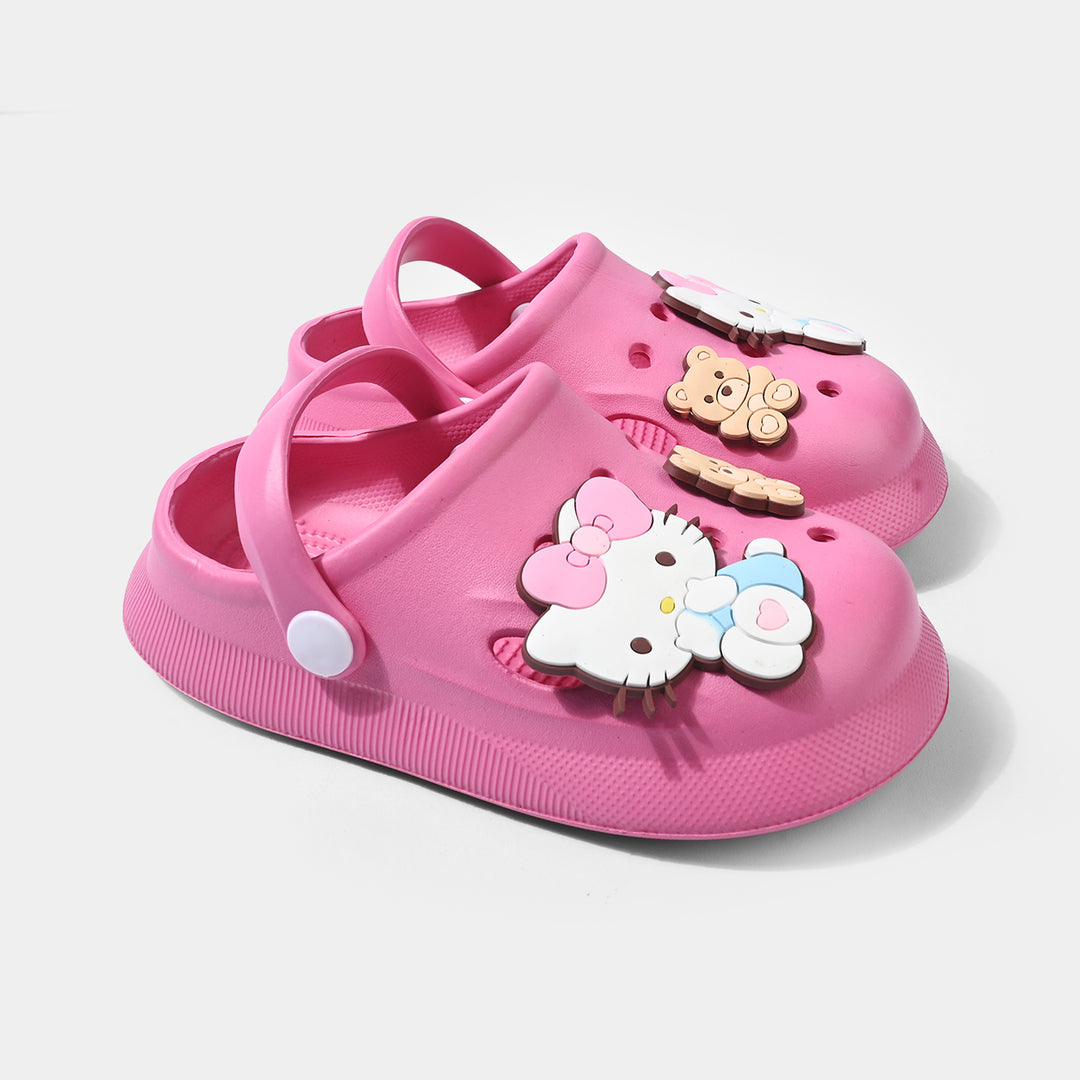Girls Clogs 3501-2KT-Fuchsia