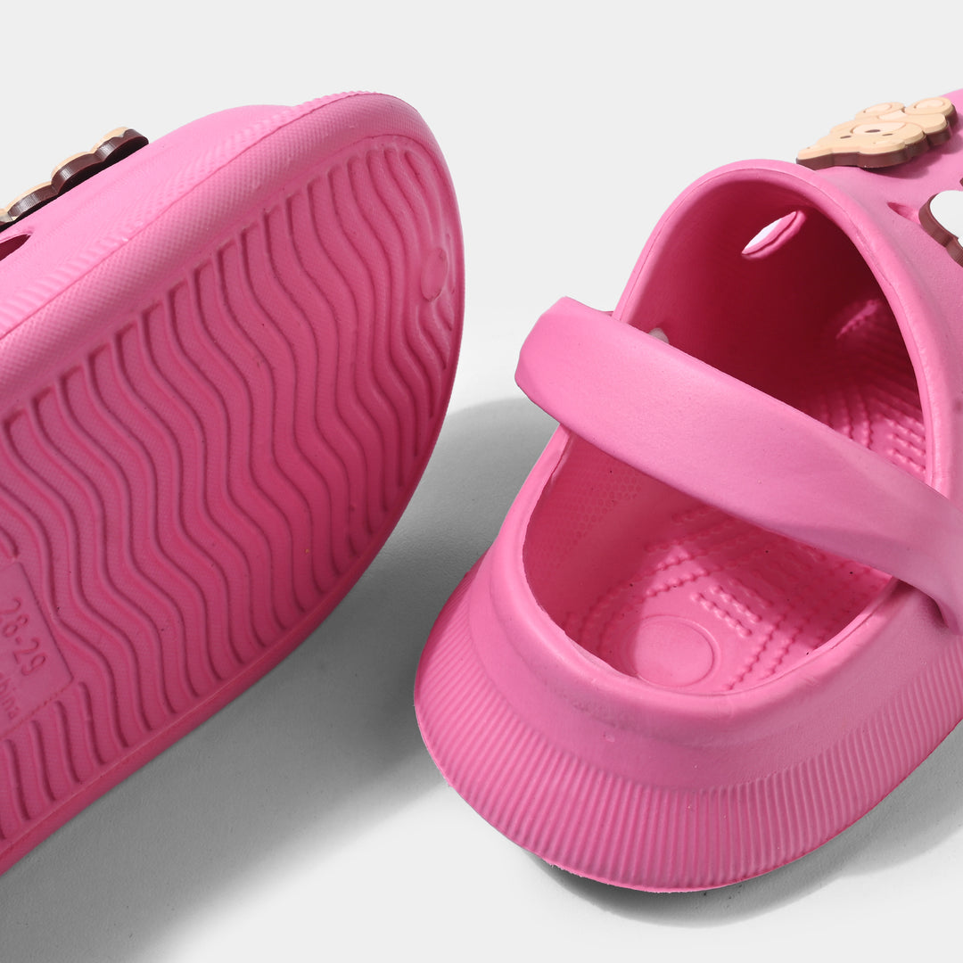 Girls Clogs 3501-2KT-Fuchsia