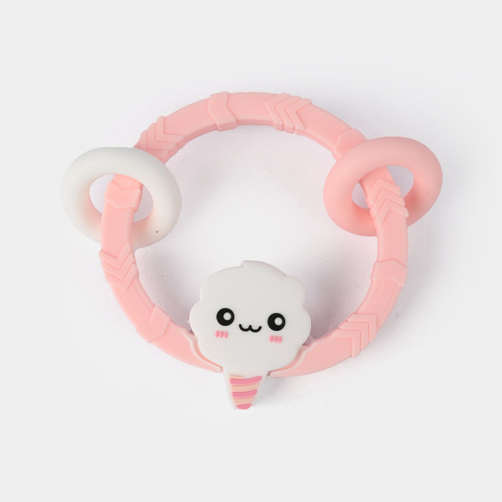 Baby Silicone Teether Ring 3M+