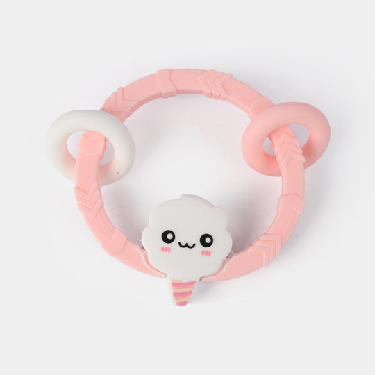 Baby Silicone Teether Ring 3M+