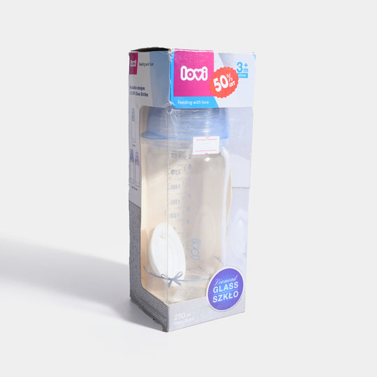 Lovi Glass Bottle Diamond Glass 250Ml