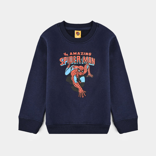 Boys Fleece Sweatshirt Character-NAVY