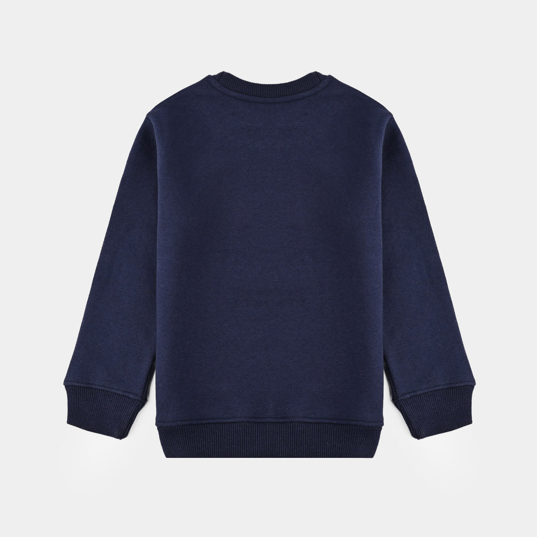 Boys Fleece Sweatshirt Character-NAVY