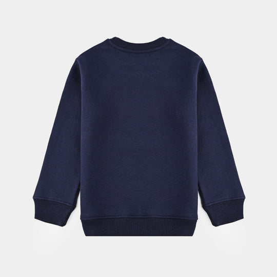 Boys Fleece Sweatshirt Character-NAVY