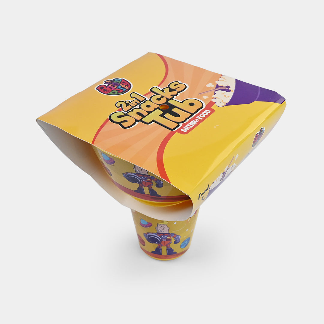 Snack Tub With Straw Cup
