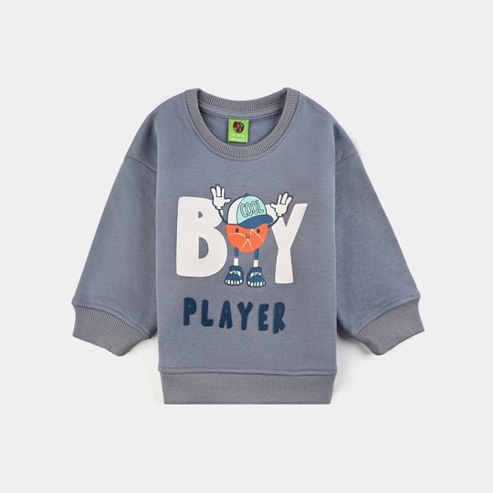Infant Boys Fleece Sweatshirt Boy Player - Blue
