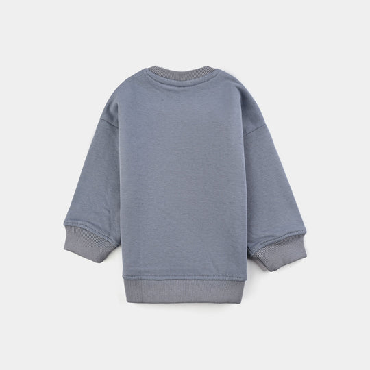 Infant Boys Fleece Sweatshirt Boy Player - Blue