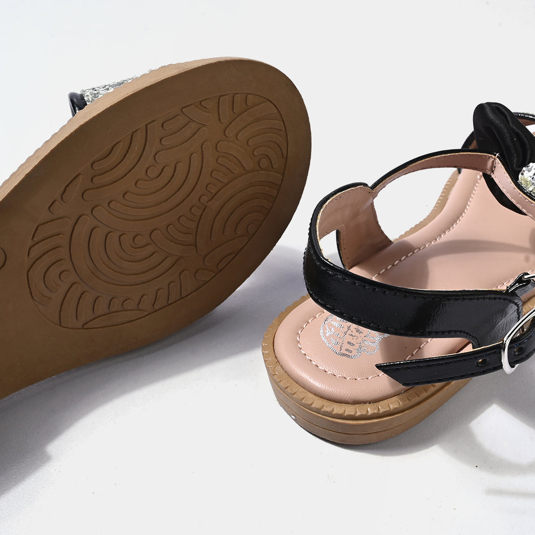 Girls Sandal 456-125-BLACK