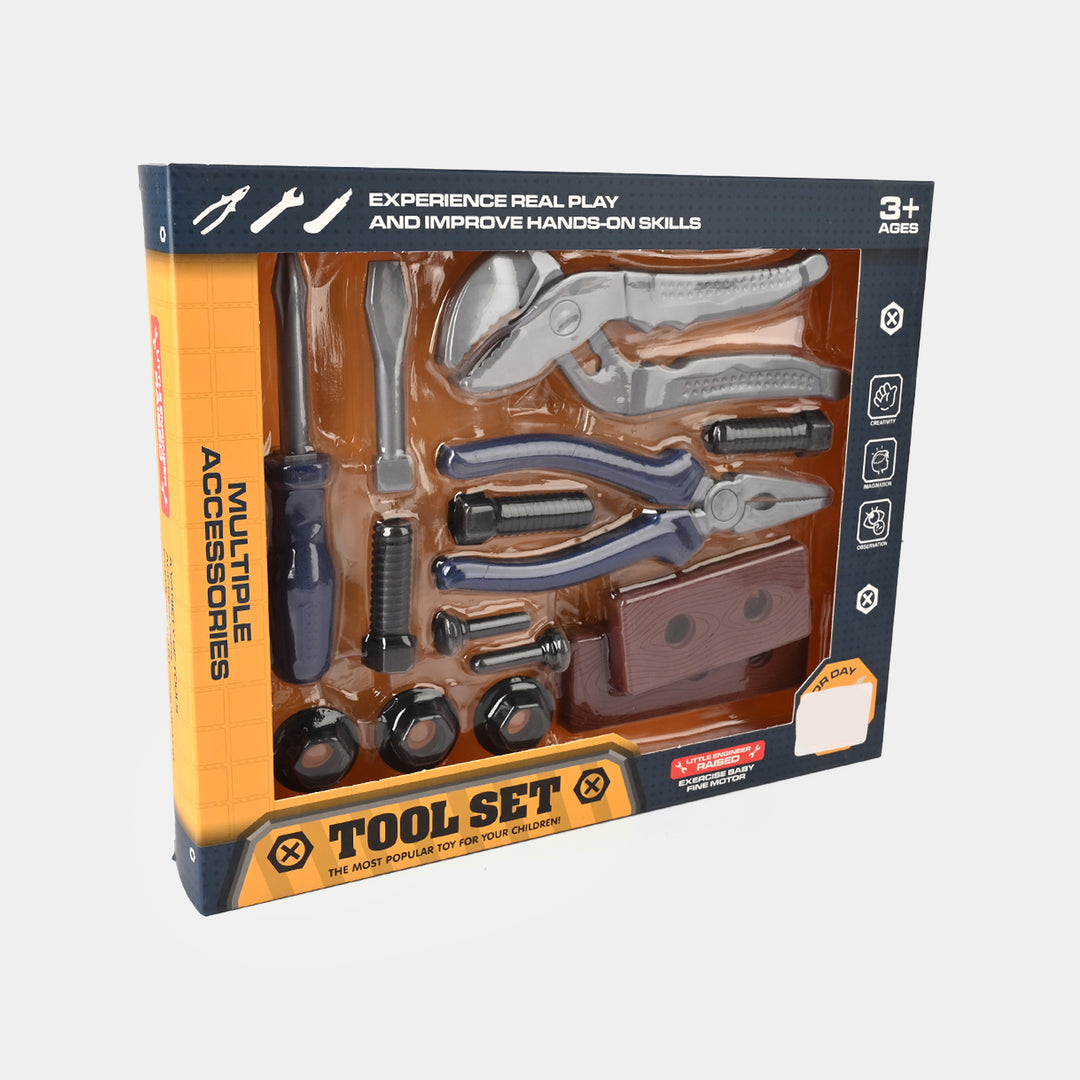 Toy Tool Set – Kids’ Pretend Play Construction Kit