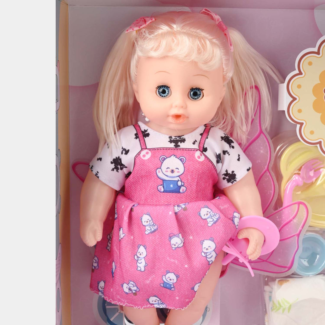 Cute Doll Set with Playful Accessories