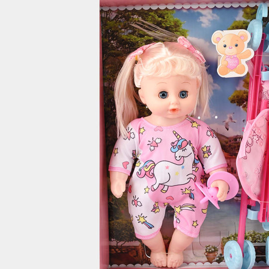 Cute Doll Set with Playful Accessories