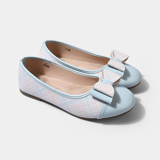 Girls Pumps 11-120-BLUE