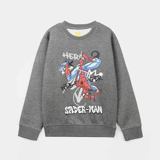 Boys Cotton Interlock 2 Piece Character-GREY