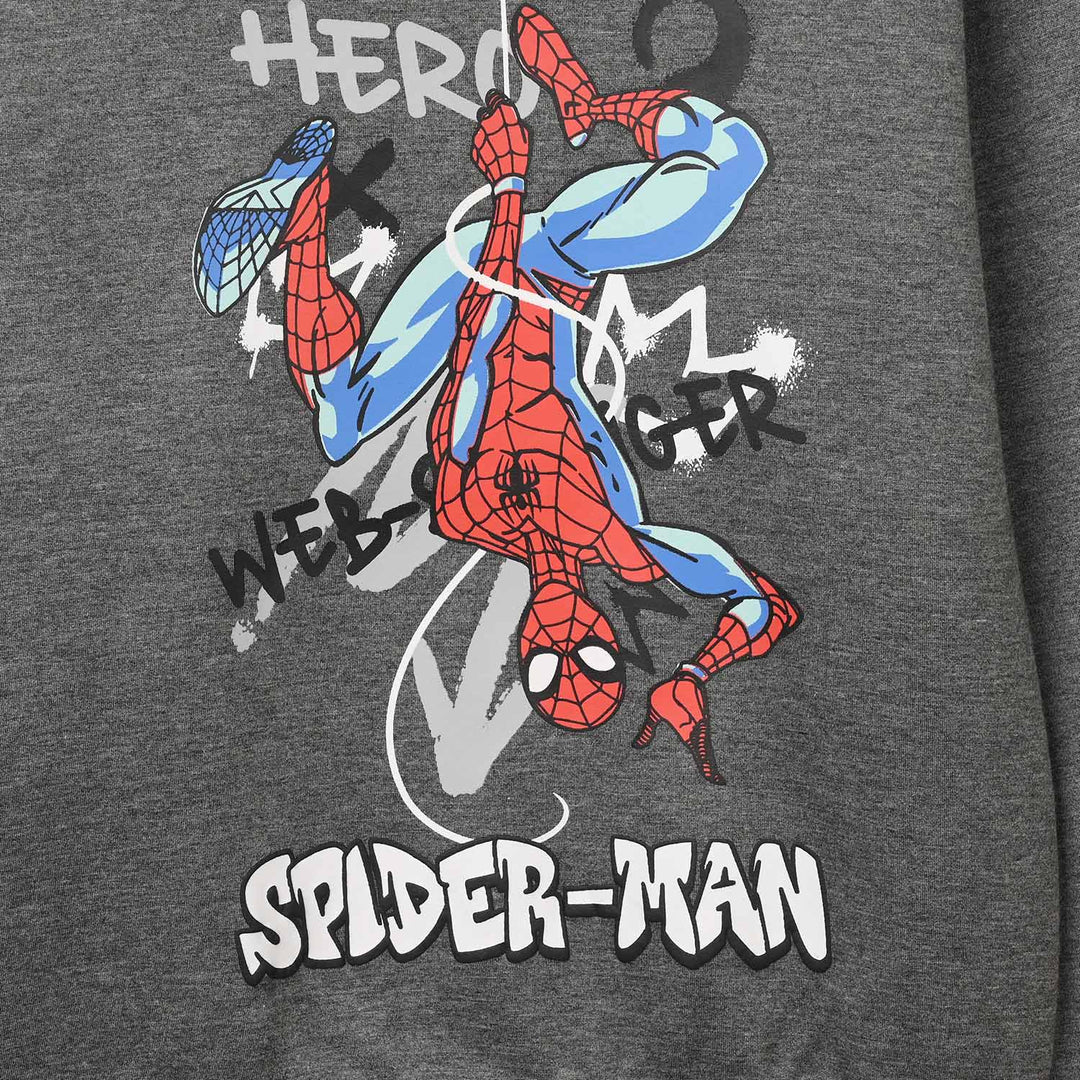 Boys Cotton Interlock 2 Piece Character-GREY