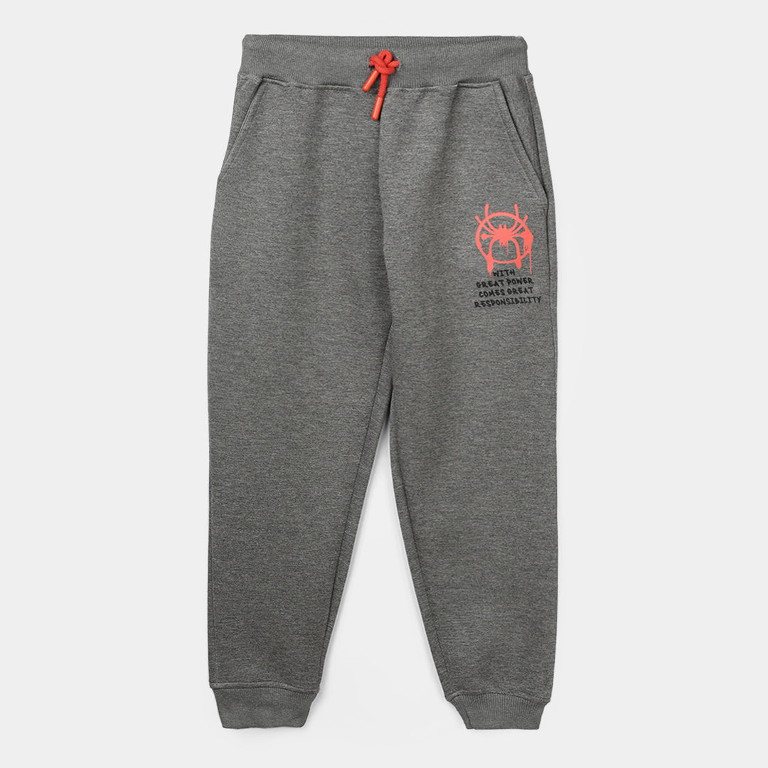 Boys Cotton Interlock 2 Piece Character-GREY