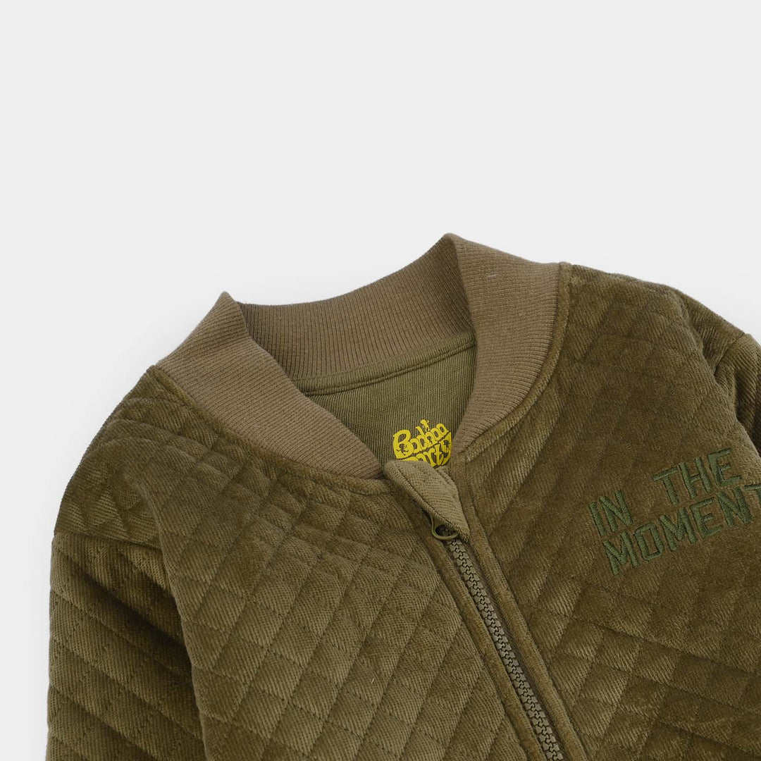 Boys Quilted Jacket - GREEN