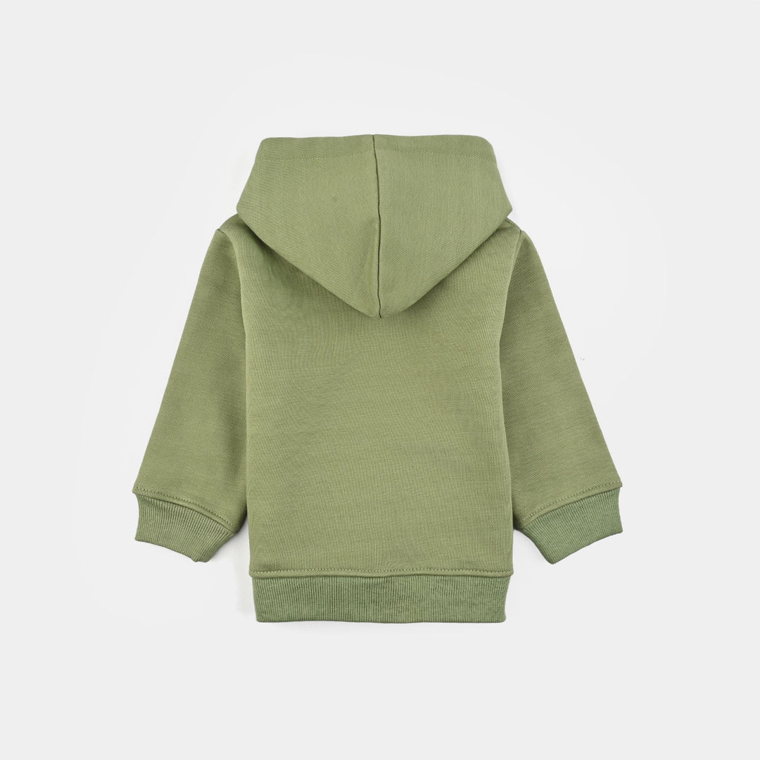 Infant Boys Fleece Jacket Lion-GREEN