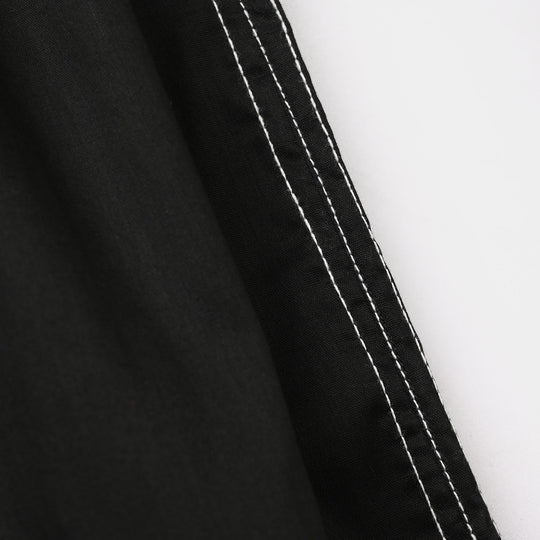 Girls Cotton Pant Stitches - Black