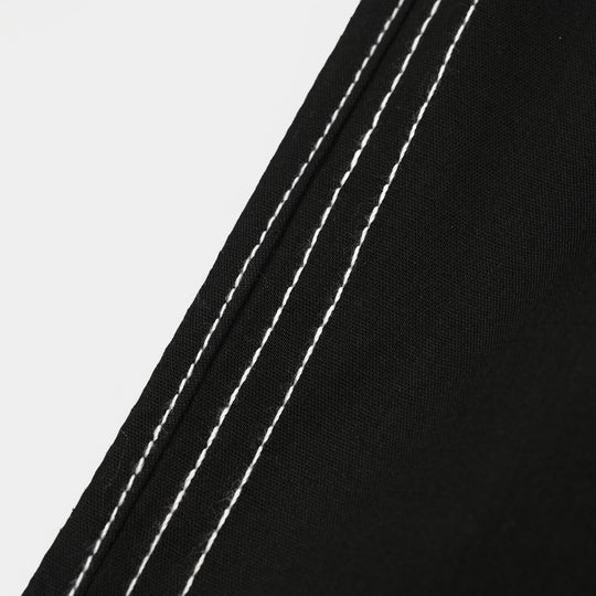 Infant Girls Cotton Pant Stitches - Black