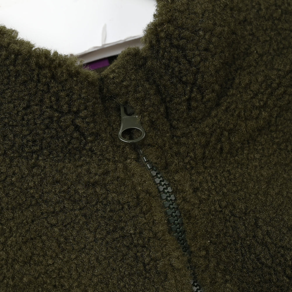 Boys Sherpa Jacket - Green