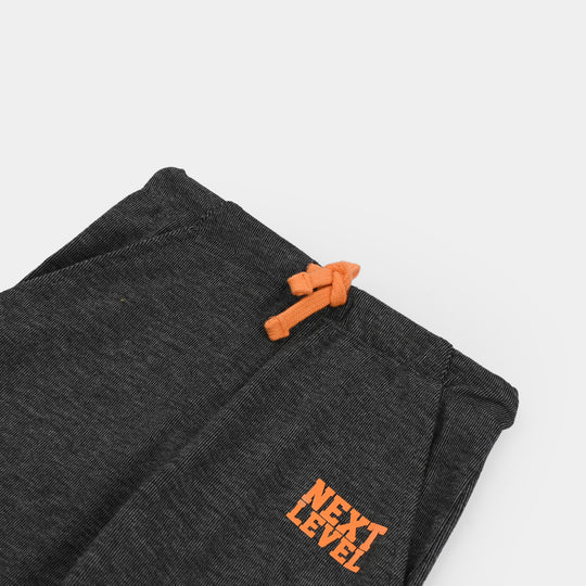 Boys Cotton Interlock Pajama Next Level-BLACK