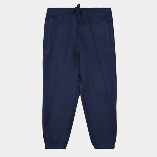 Boys Cotton Interlock Pajama - Blue