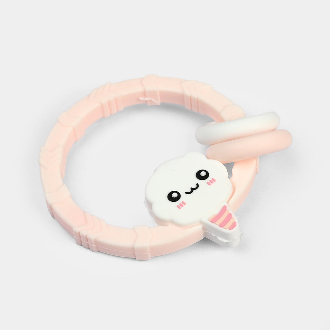 Baby Silicone Teether Ring 3M+