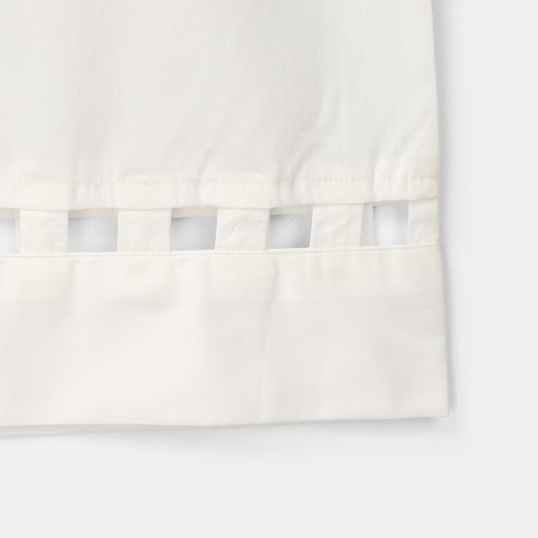 Girls Cotton Culottes Pant Box - White