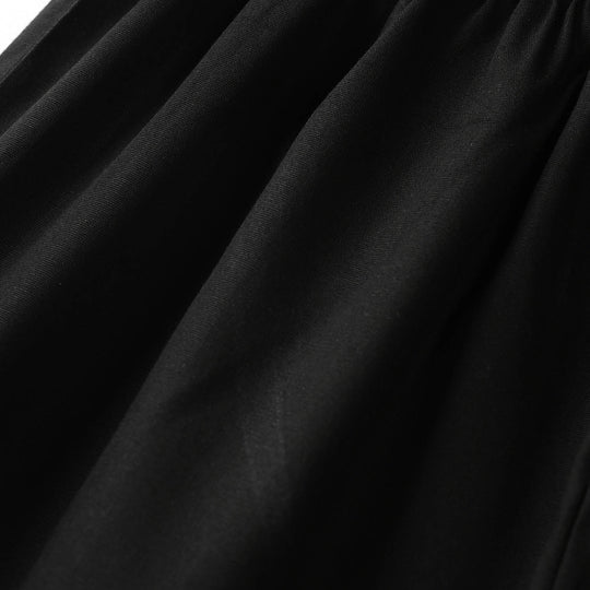 Girls Cotton Culottes Pants - Black