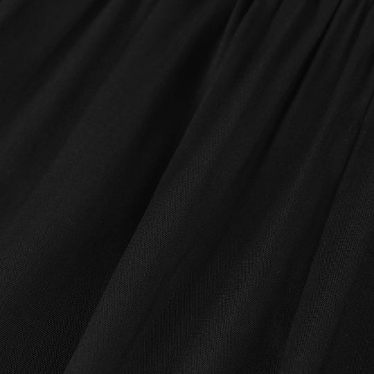 Girls Cotton Cullote Laces (Black)-BLACK