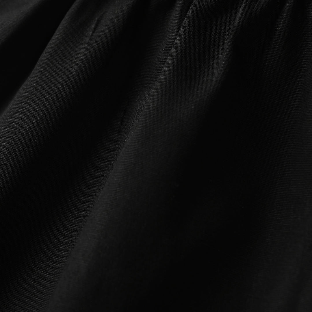 Infant Girls Cotton Culottes Pant Box - Black