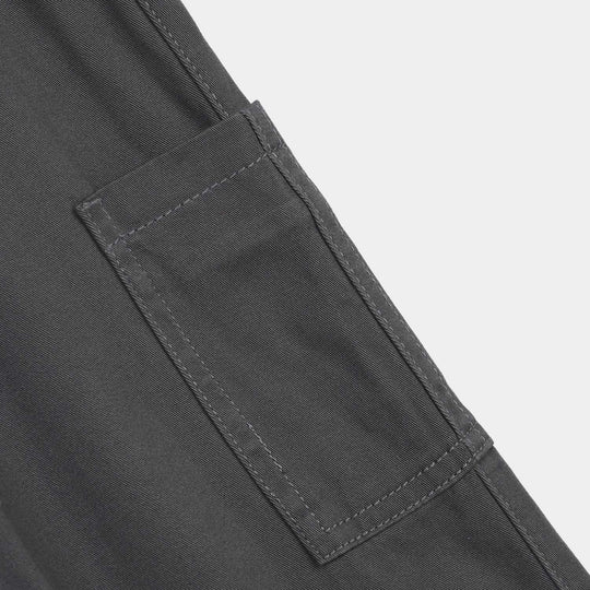 Boys Cotton Twill Pant Adventure Begins-Dark Grey