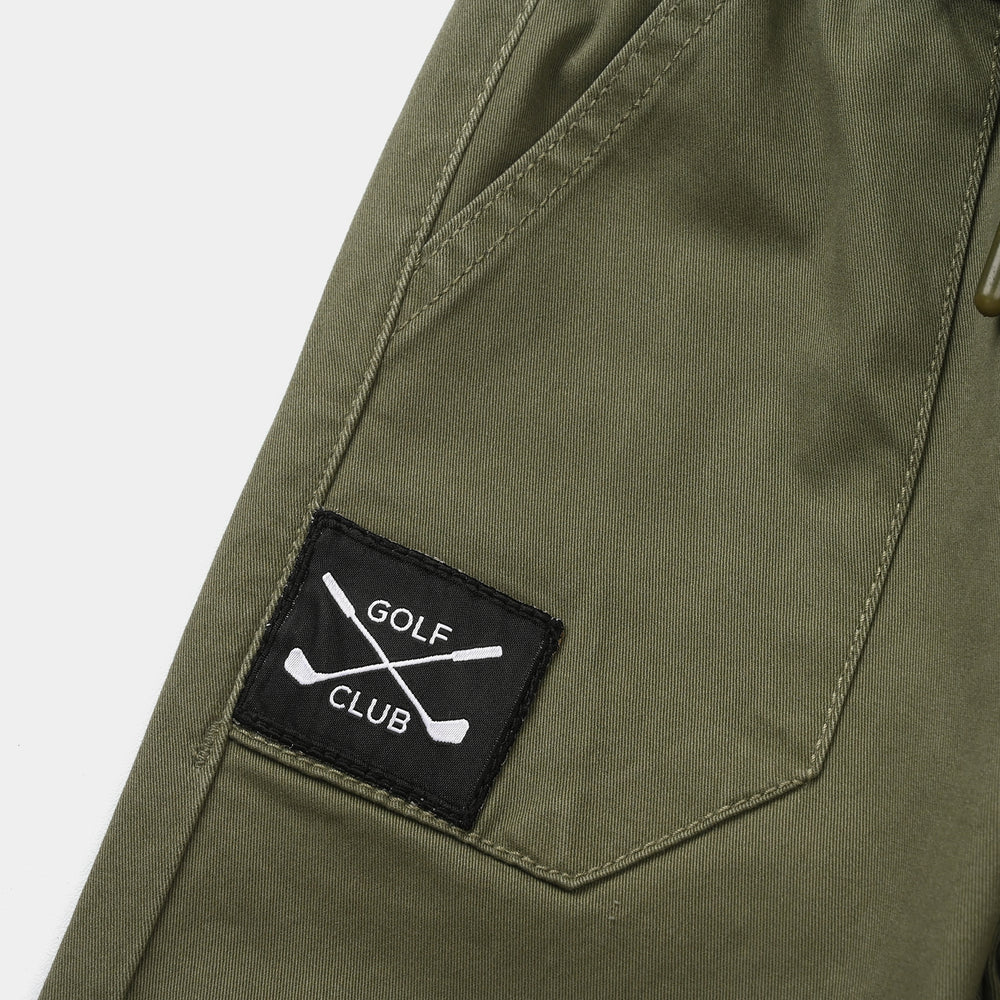 Boys Twill Pant Golf - Green