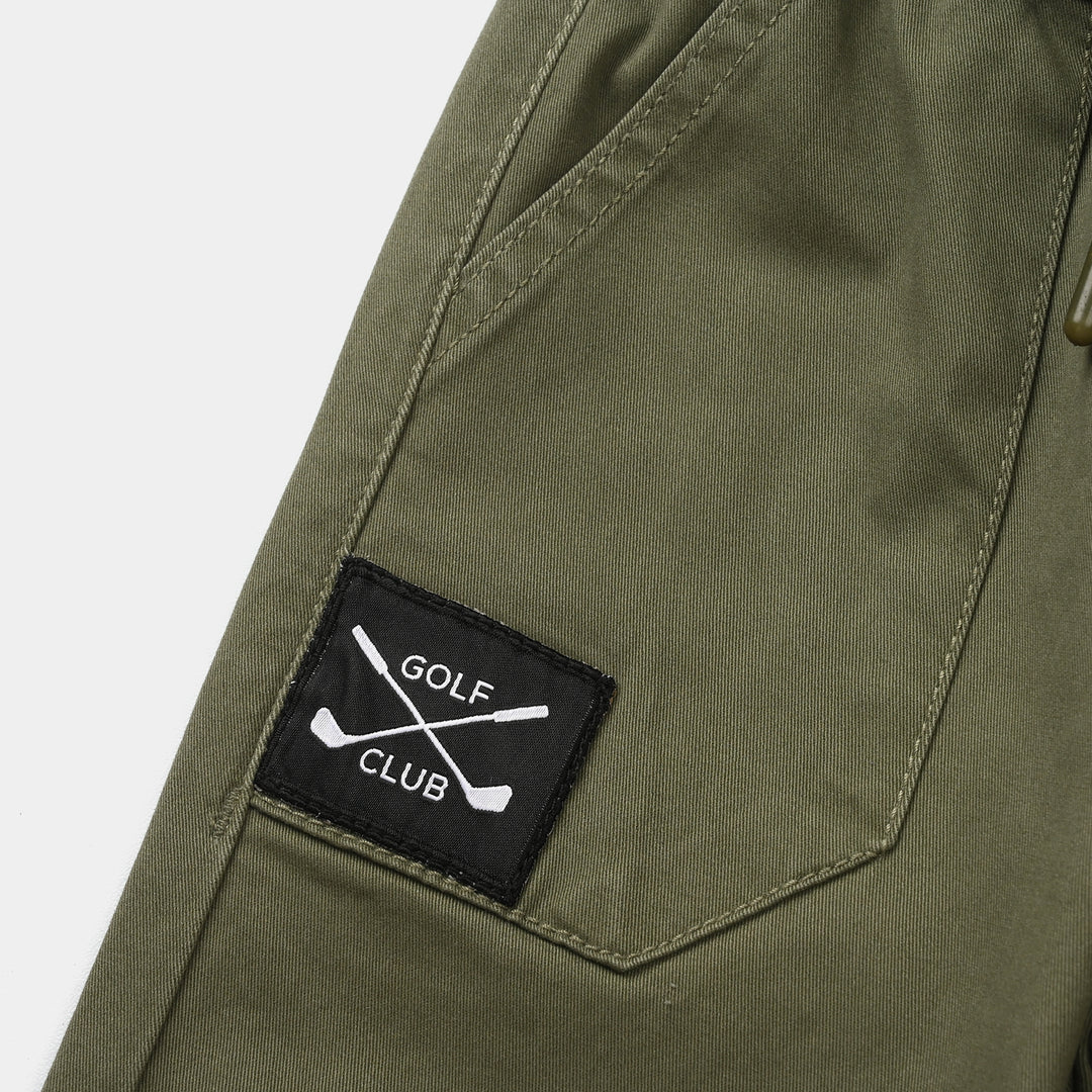 Boys Twill Pant Golf - Green