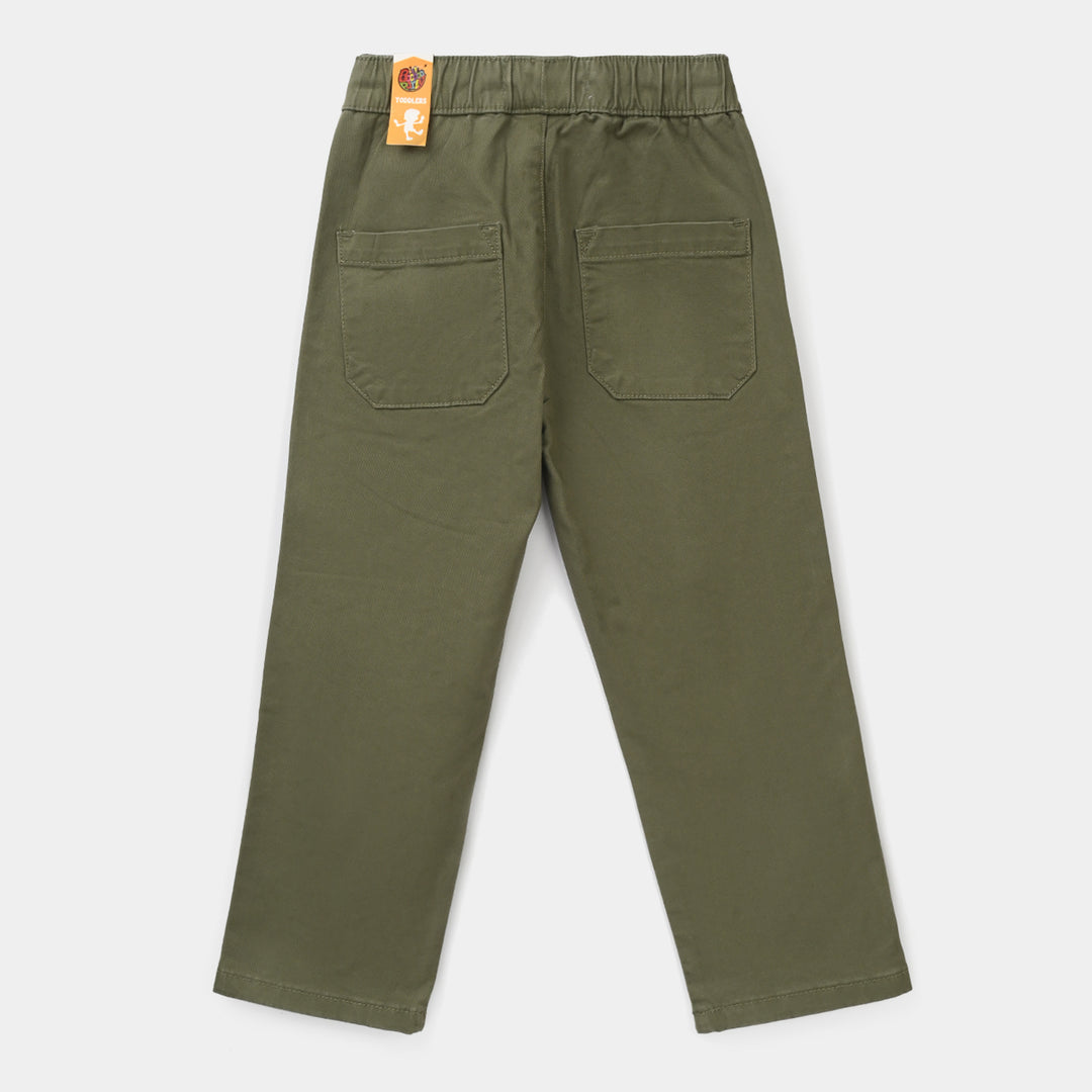 Boys Twill Pant Golf - Green