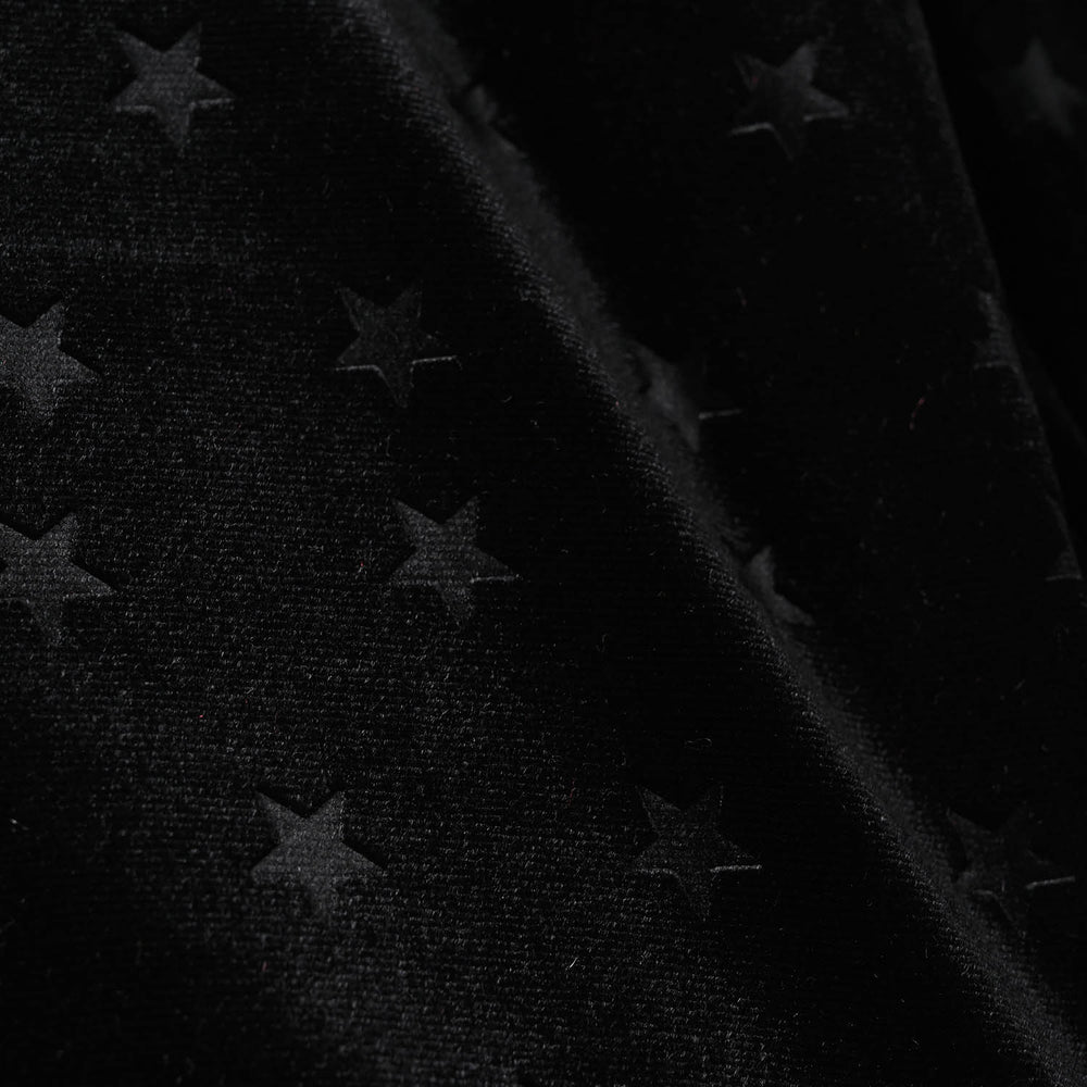 Infant Girls Velvet Sweatshirt Black Star-BLACK