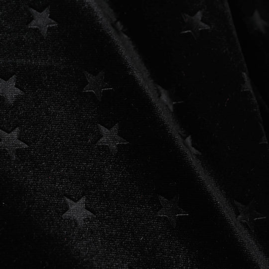 Infant Girls Velvet Sweatshirt Black Star-BLACK