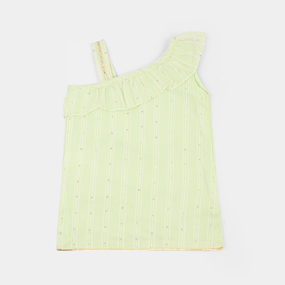 Infant Girls Poly Viscose 2Pcs (Gulistaan) – Pista