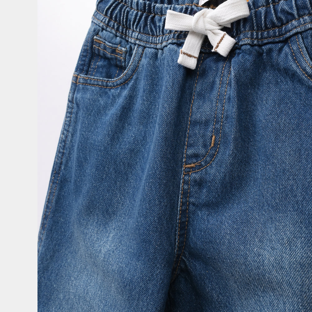 Boys Denim Stretch Pant (NYC SKATE) - Mid Blue