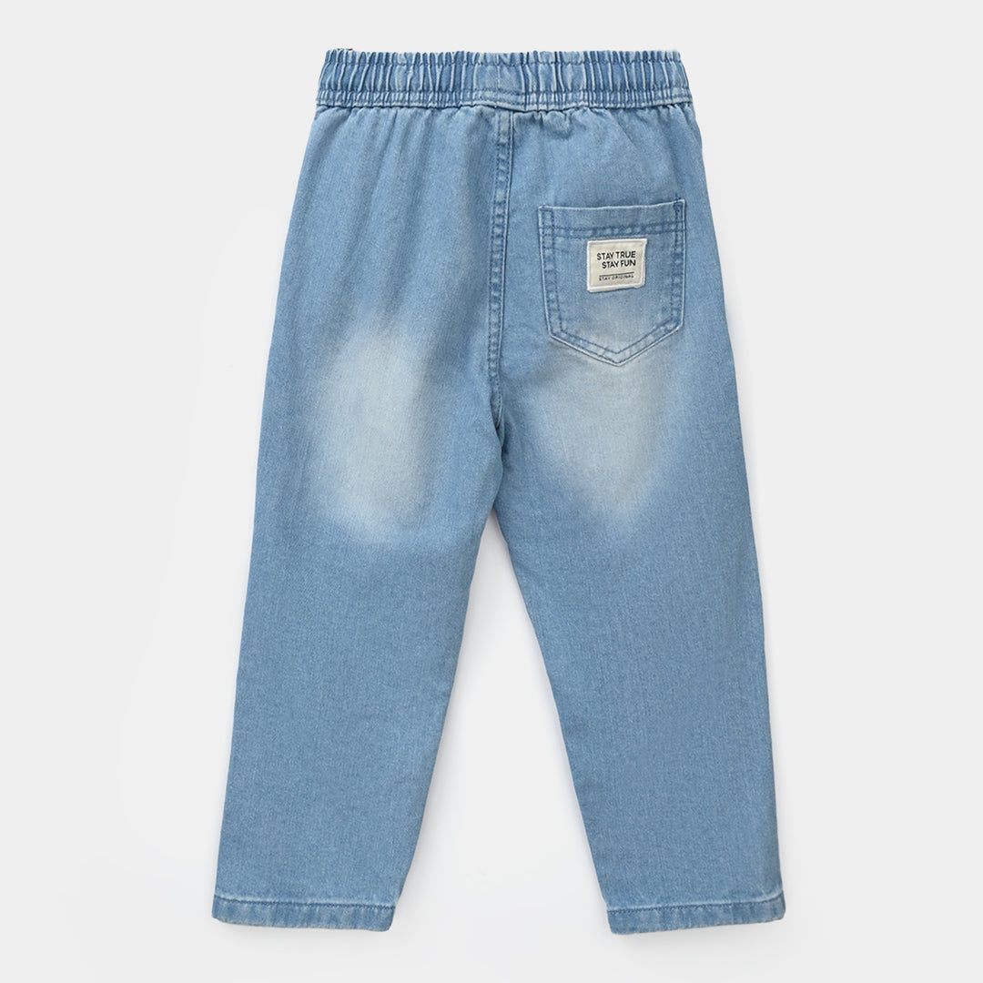 Boys Denim Stretch Pant (STAY TRUE) - Light Blue