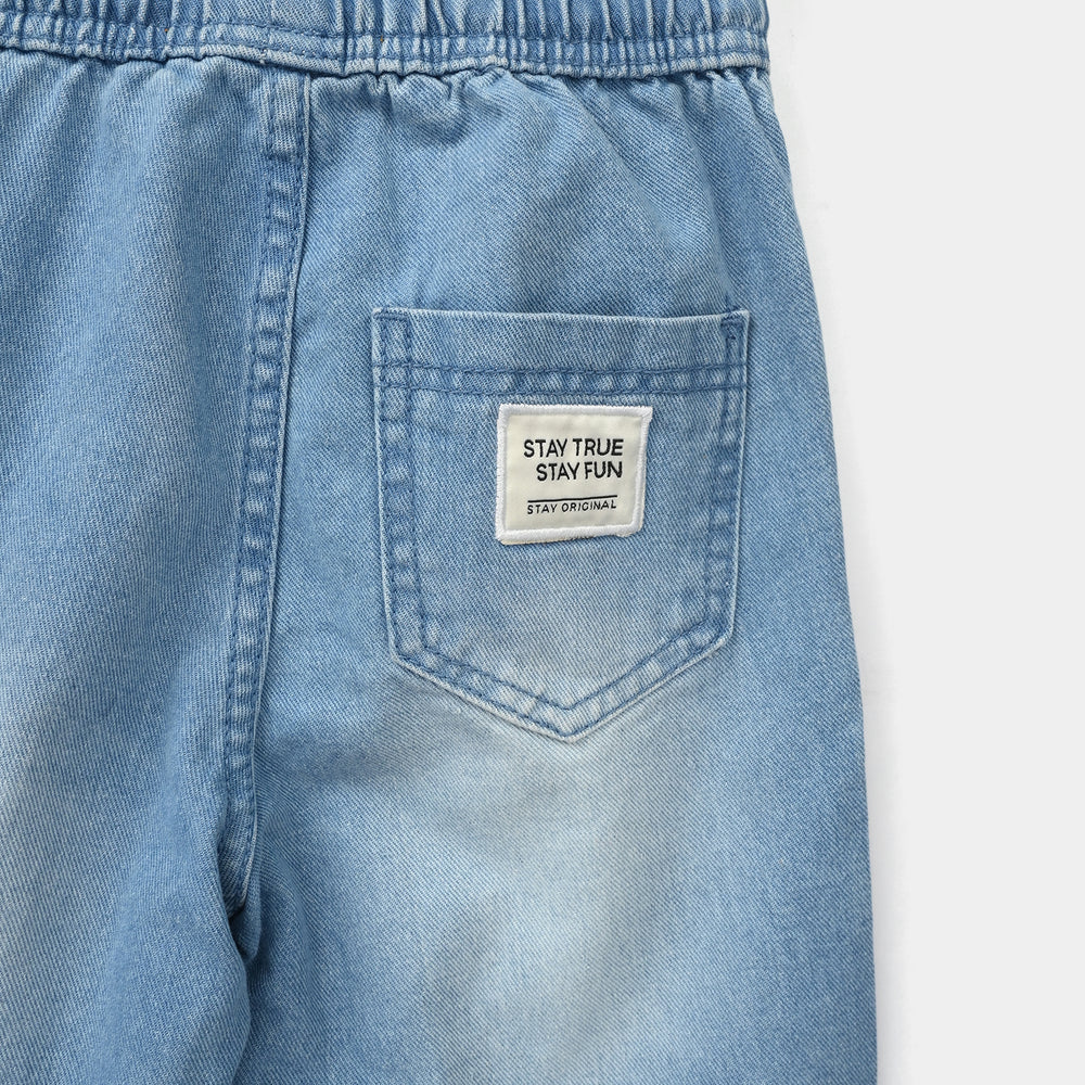Boys Denim Stretch Pant (STAY TRUE) - Light Blue