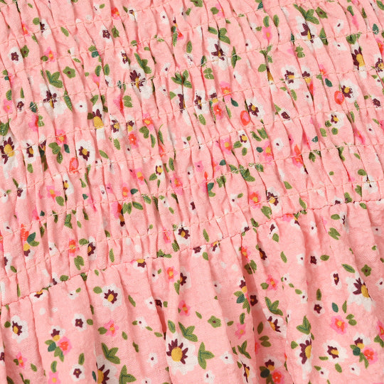 Infant Girls Cotton Casual Top - Pink